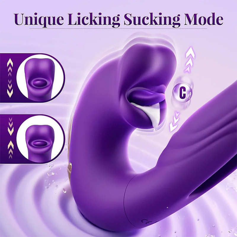 💋 Sale 70% OFF 💋 2026 Upgraded LUVORA™ 4-in-1 Flapping & Licking Vibrator