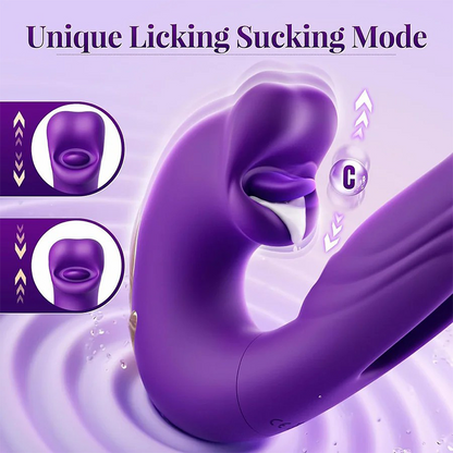 💋 Sale 70% OFF 💋 2026 Upgraded LUVORA™ 4-in-1 Flapping & Licking Vibrator