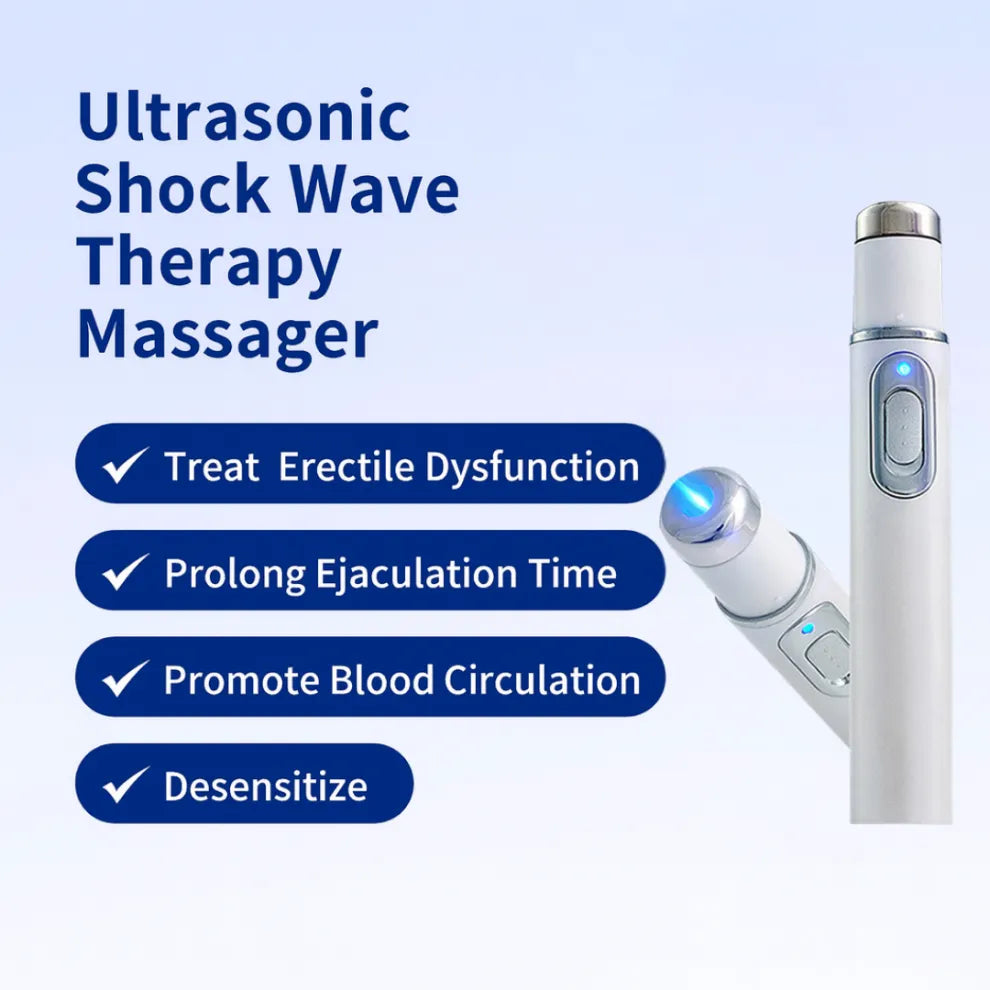 Advanced Acoustic Shockwave Therapy restores penile tissue health to enhance rise rigidity, stamina, and male performance confidence, relieving muscle pain, joint stiffness, tendon discomfort📈