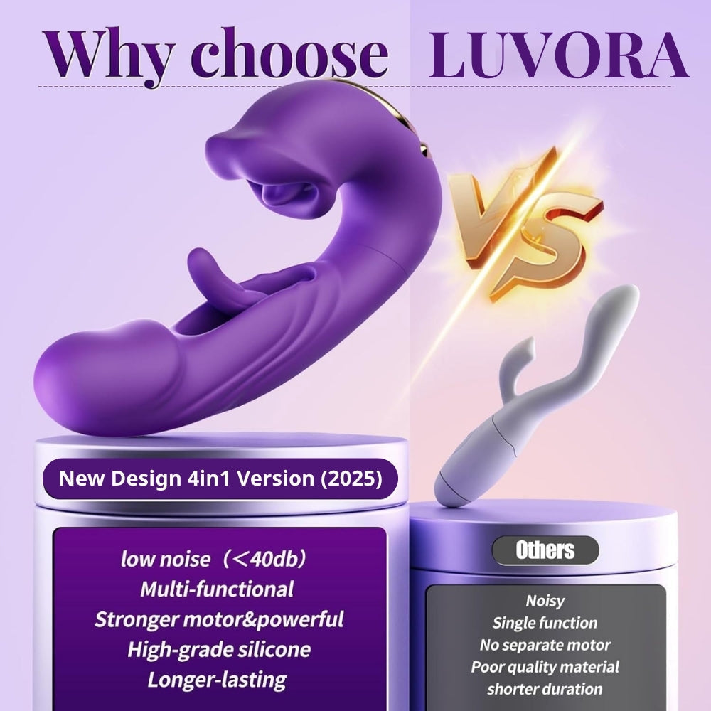 💋 Sale 70% OFF 💋 2026 Upgraded LUVORA™ 4-in-1 Flapping & Licking Vibrator